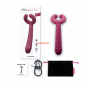Preview: Love to Love - Please Me, Multi Play Toy, plum (winered) for him and her